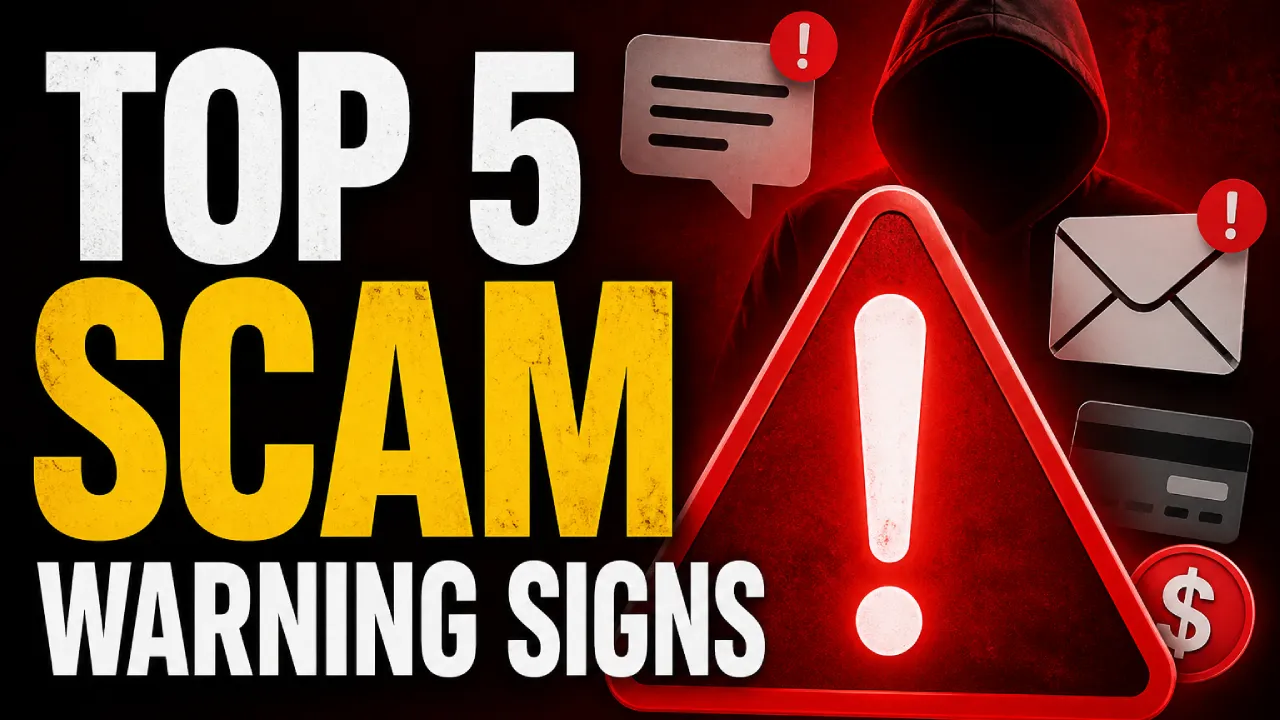 Top 5 Scam Warning Signs