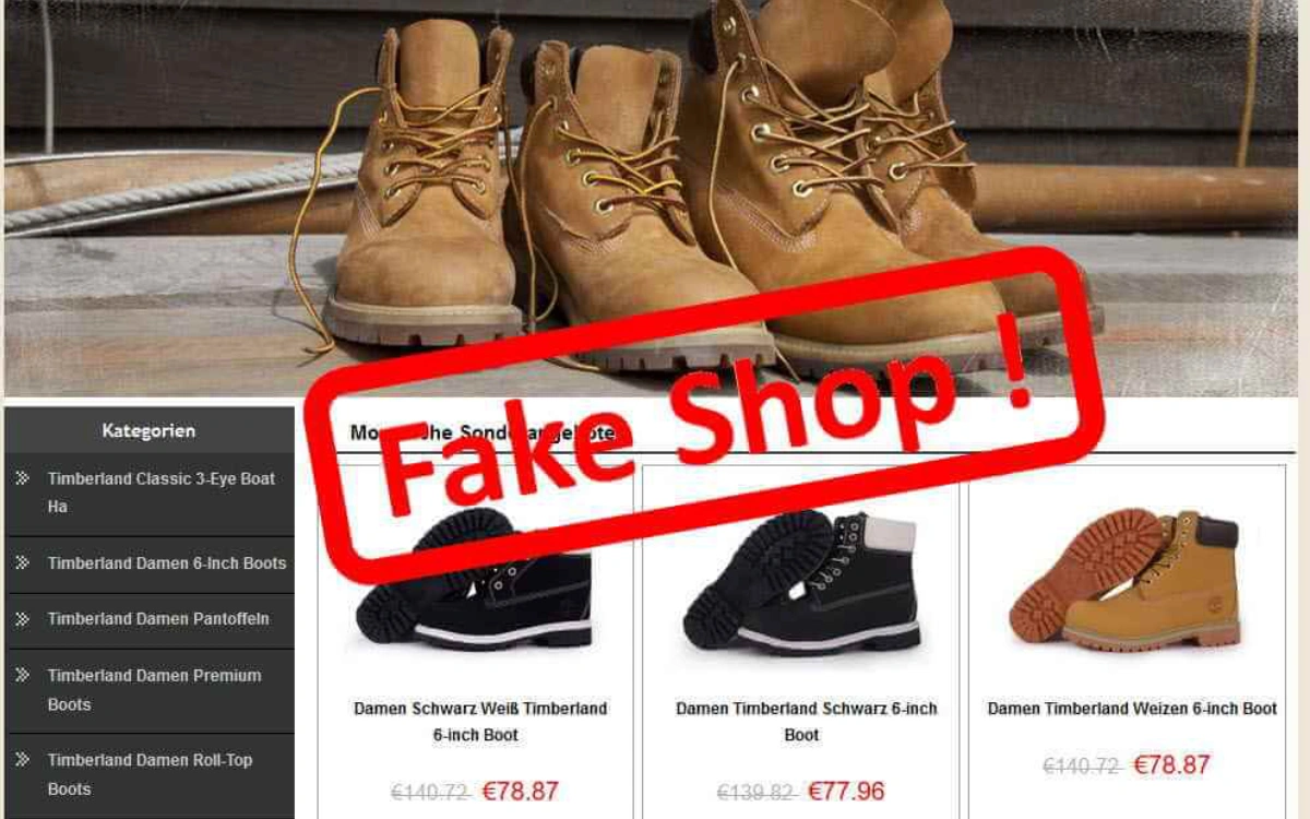 Online Shopping & Fake Website Scams